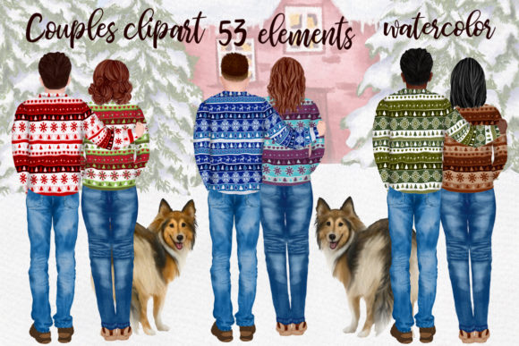 Capturing Cozy Moments: A Guide to Winter Couples Clipart