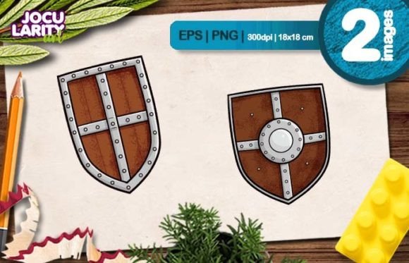 Cool Vintage Shield Cartoon Illustration: A Designer's Guide