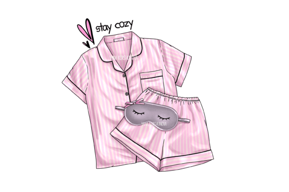 Cozy Pajama Clipart: Your Go-To for Relaxed Design Projects