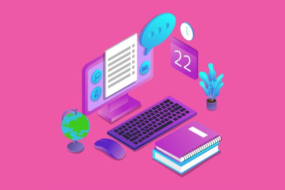 Flat Illustration Chatting: A Visual Voice for Modern Education