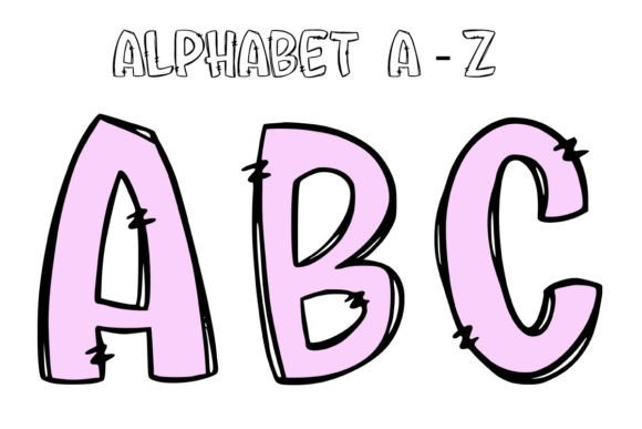 Pastel Purple Color Alphabet Sublimation: A Gentle Touch for Modern Designs