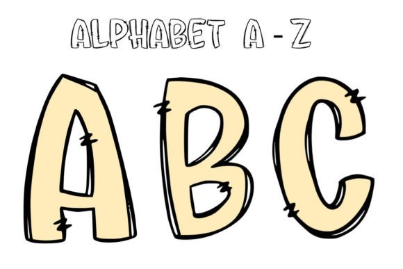 Pastel Yellow Color Alphabet Doodle: A Guide for Creatives