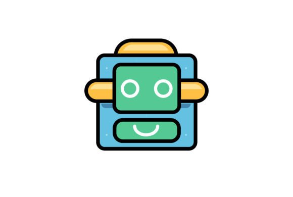 Robot Vector SVG: Your Go-To AI & Cyborg Clipart