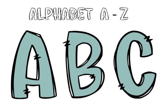 The Soft Power of Green Pastel Alphabet Sublimation