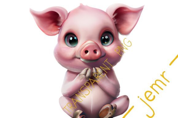 Unleash Your Brand’s Playful Side with PIG / TRANSPARENT PNG FILE #139