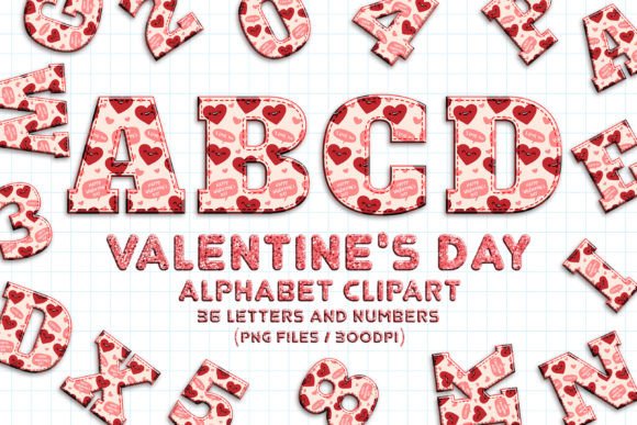 Unveiling the Valentine's Day Alphabet Letters Set